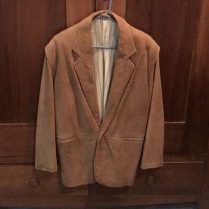 Custom Made - Suede Blazer- L-GUC